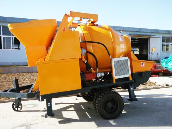 mini concrete mixer pump