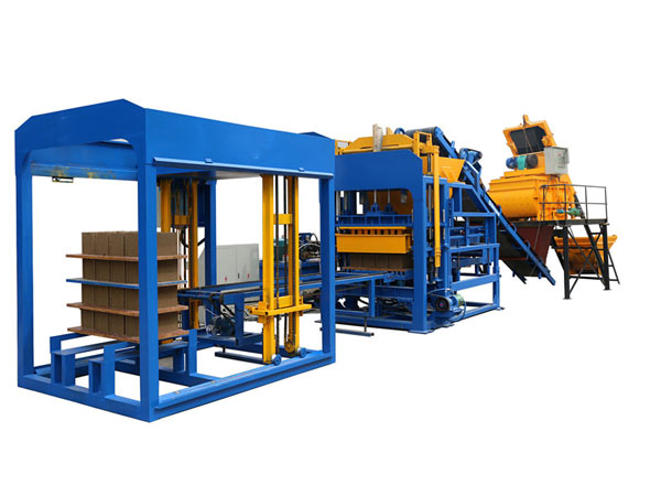 ABM-12S concrete hollow bricks machine