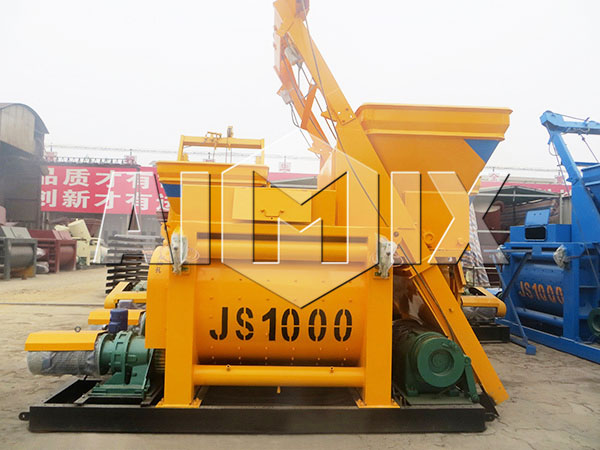 Twin Shaft Concrete Mixer