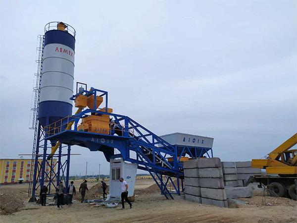 Mobile Type Concrete Plant