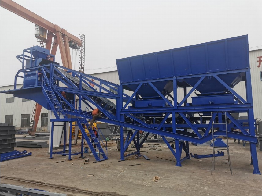 Portable Concrete Mixing Plant