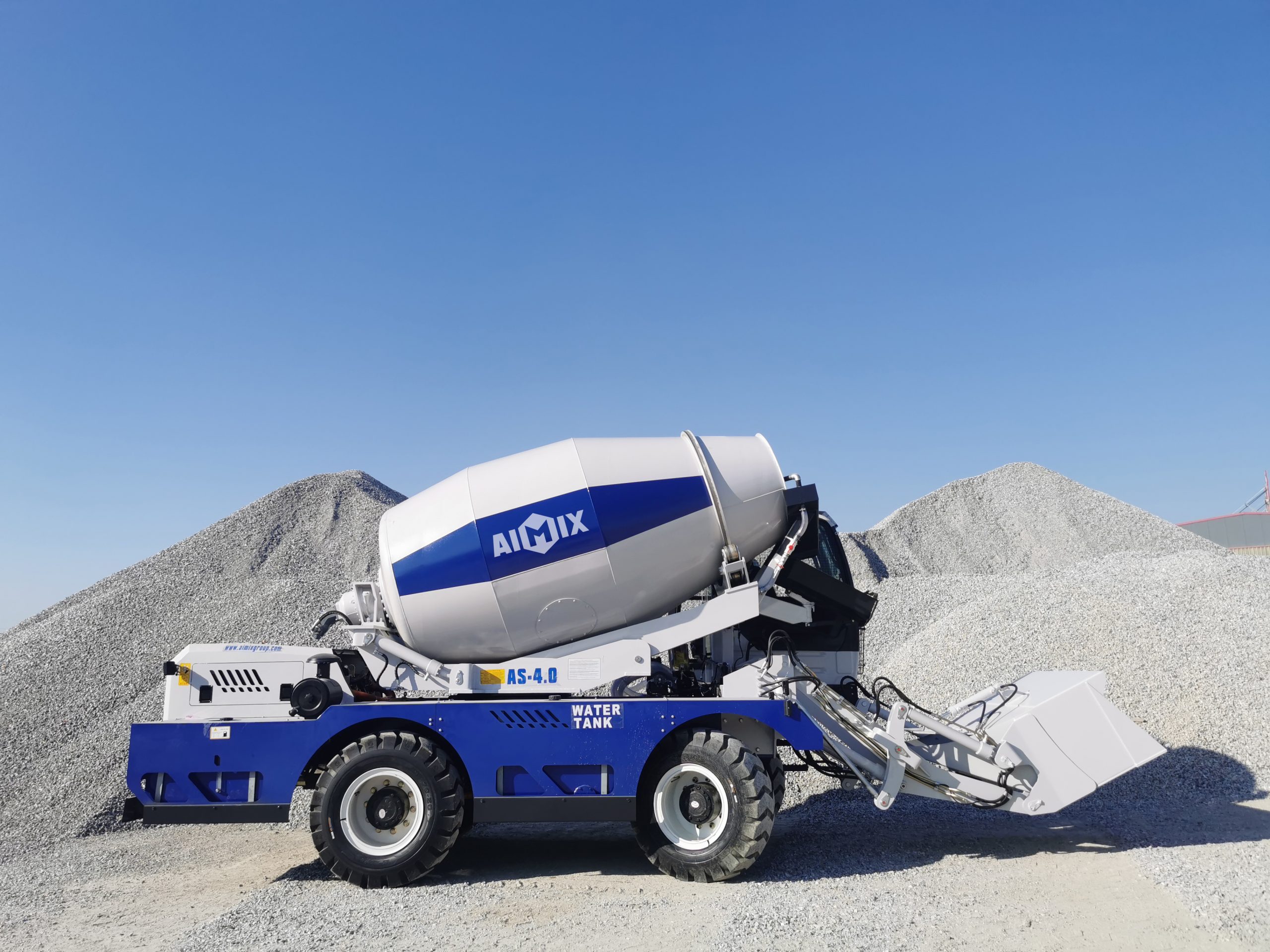 Aimix AS Seri self loading concrete mixer dijual