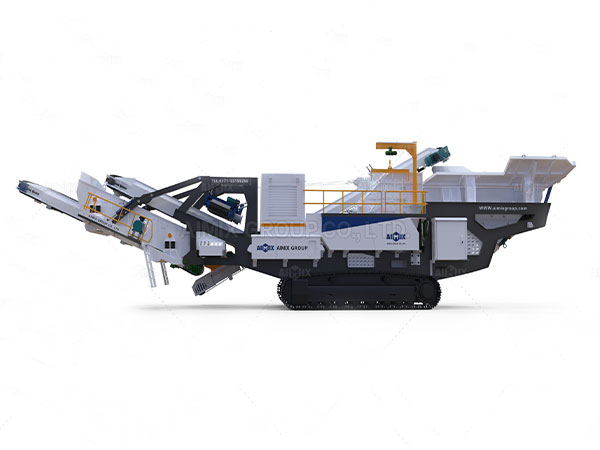 tracked impact-type mobile crusher plant