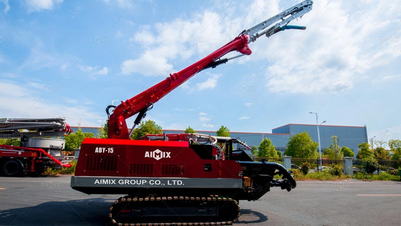 Concrete Mixer Pump with Boom