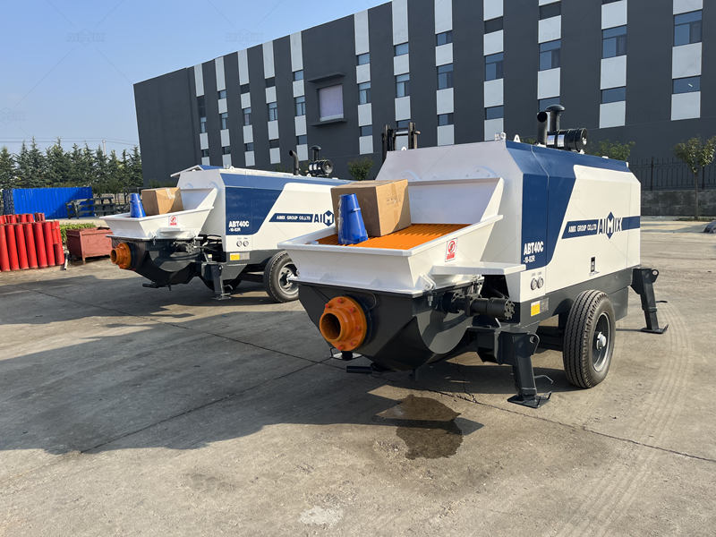 ABT40C static concrete pumps in Aimix factory